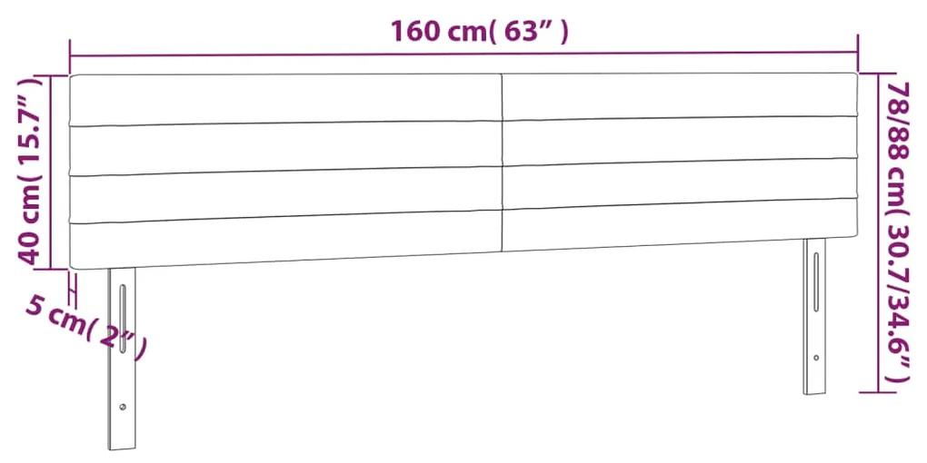 Tablii de pat, 2 buc, gri taupe, 80x5x78 88 cm, textil 2, Gri taupe, 80 x 5 x 78 88 cm