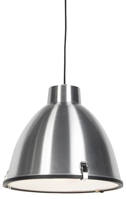 Lampă suspendată industrială din aluminiu 38 cm cu dimmer - Anteros