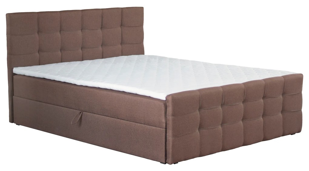 Pat boxspring, 160x200, maro, BEST