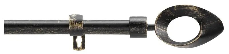 Galerie de perdea 120 - 210 cm extensibilă din metal Ovalon – douceur d'intérieur