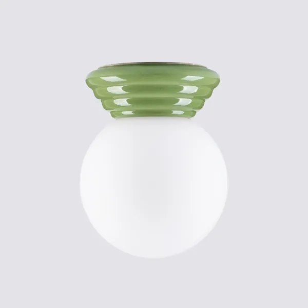 Sollux SL.1894 - Aplica de perete pentru baie ZORI, 1xG9/8W/230V, IP44, verde