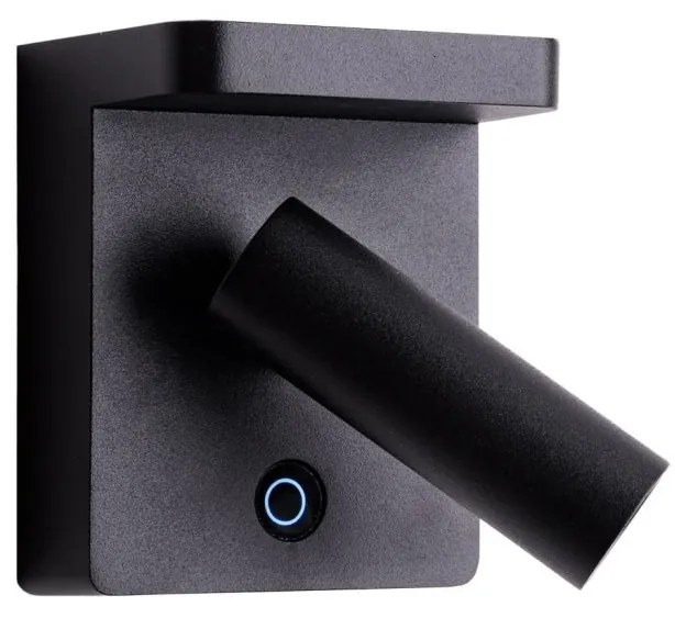 Aplica cu reader LED pentru dormitor Lofer negru