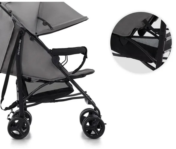 Cărucior de copii KINDERKRAFT TIK Stone grey
