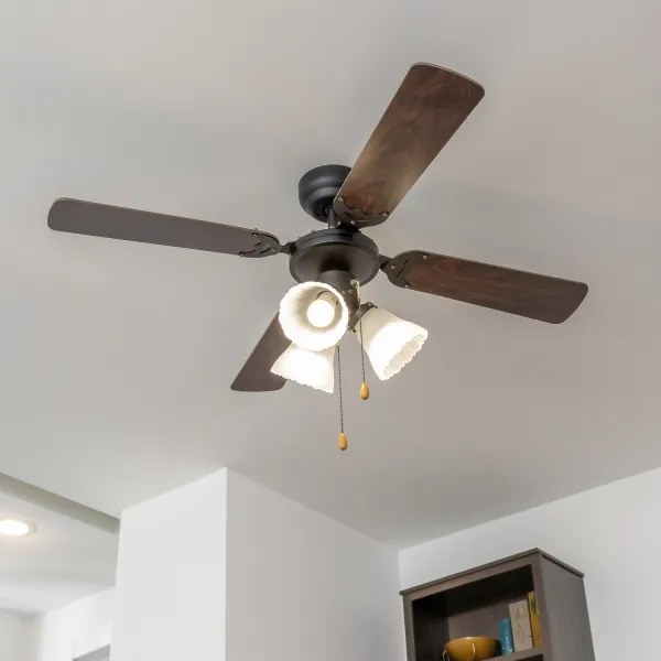 Ventilator de tavan ZEVENTI ZURRIOLA 3xE27/60W/230V