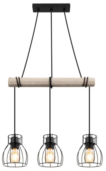 Lustră pe cablu Globo 15326-3H MINA 3xE27/40W/230V