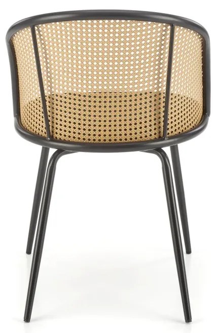 Scaun K508 ratan – velvet verde