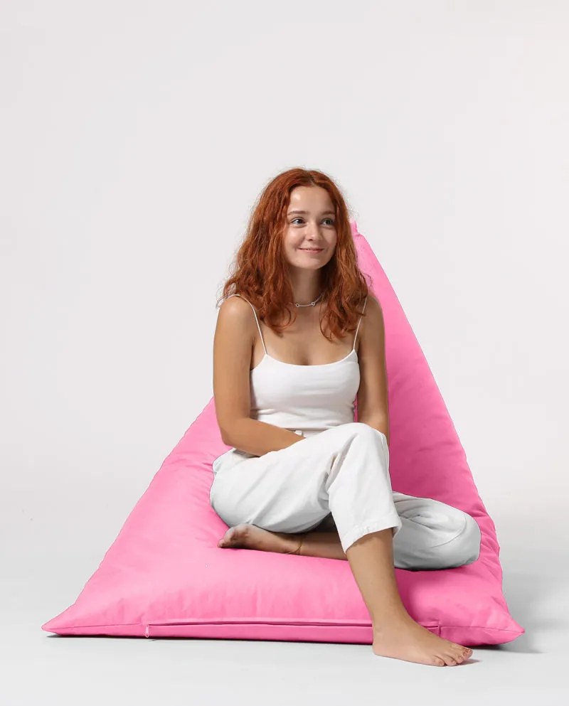 Fotoliu puf pentru grădină Pyramid Big Bed Pouf - Pink