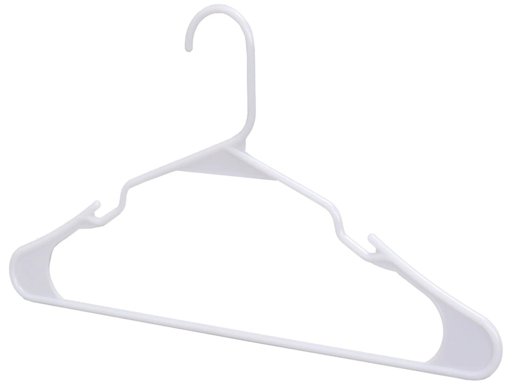 Umerase tricouri din Plastic cu Design Ergonomic, Alb, UUUM32