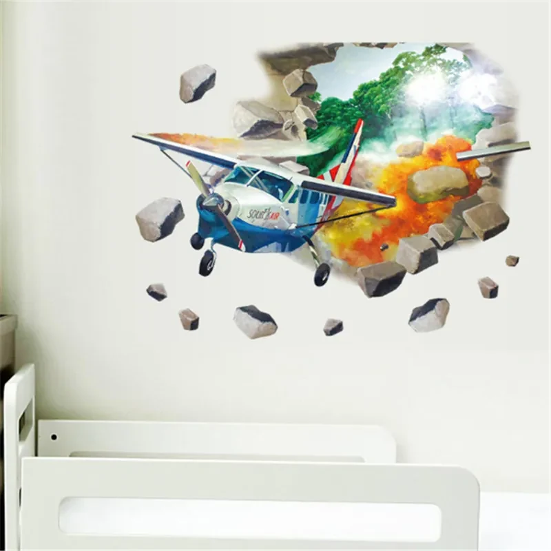 Sticker perete 3D Plane