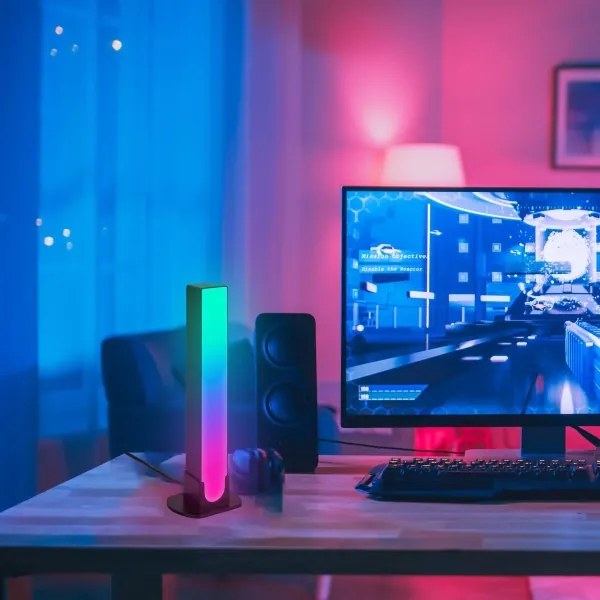 SET 2x lampă LED RGBIC dimabilă de masă Brilo LED/12W/230V 3000-6500K Wi-Fi Tuya