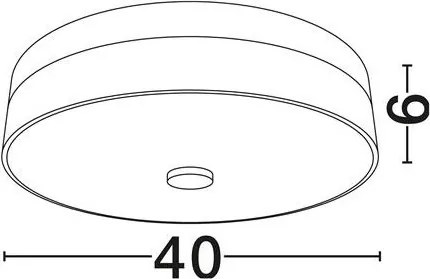 Plafoniera LED SERITA 40cm
