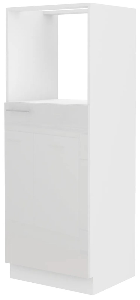 Dulap de bucătărie pentru alimente pentru cuptor Lavera 60 DKPL 162 1F BB (alb + alb lucios). 1032358
