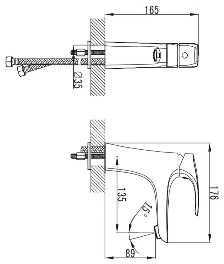 Baterie lavoar Bellini