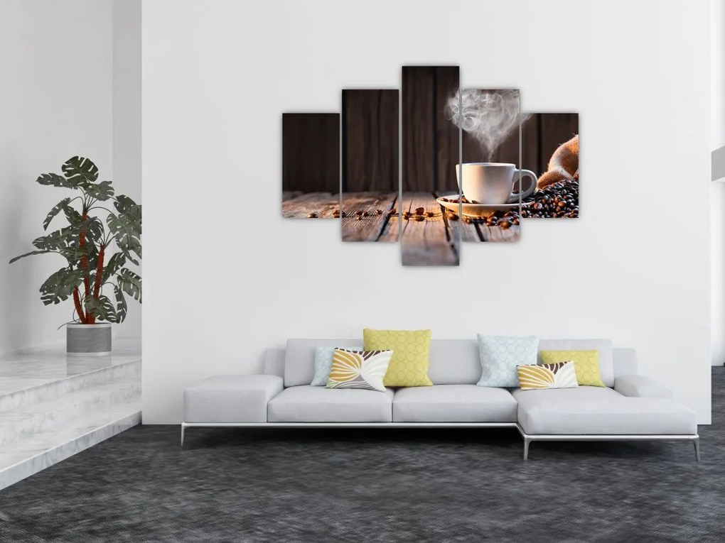 Tablou - Timp pentru cafea (150x105 cm)