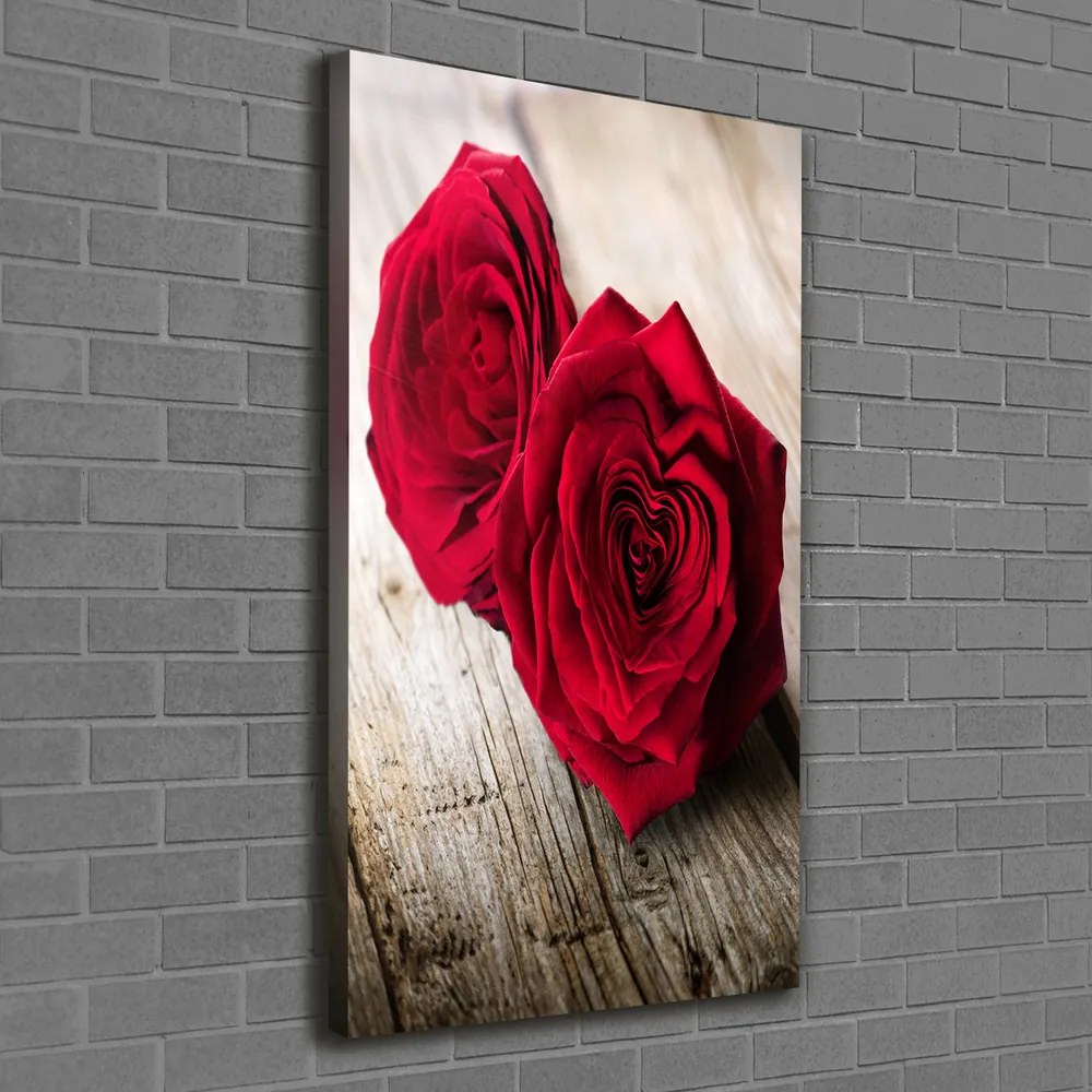 Tablou pe pânză canvas Trandafiri rosii