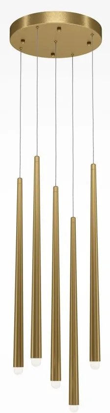Lustra LED cu 5 pendule design modern Cascade alama