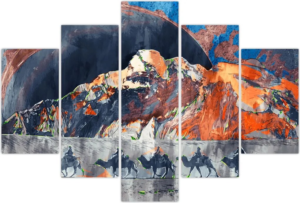 Tablou - Ilustrație de sweathouses (150x105 cm)