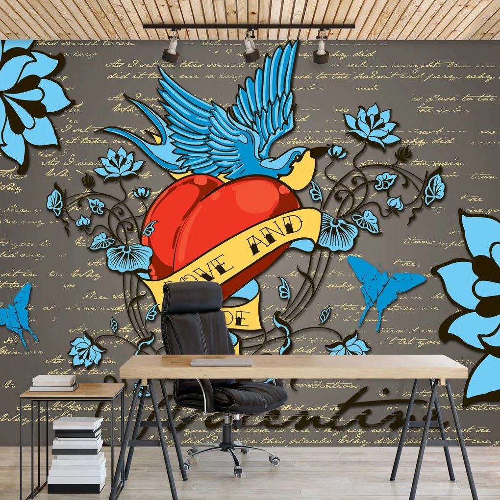 Fototapet - Abstact - tatoaj (152,5x104 cm)