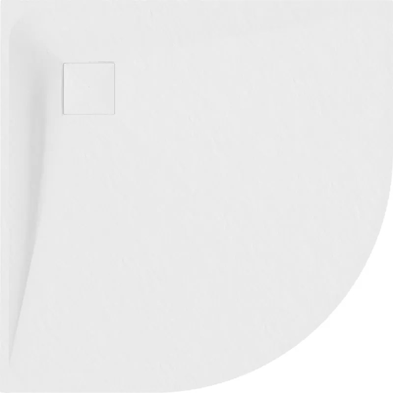 Mexen Bert brodzik semi-rotund SMC 90 x 90 cm, alb - 4KR109090