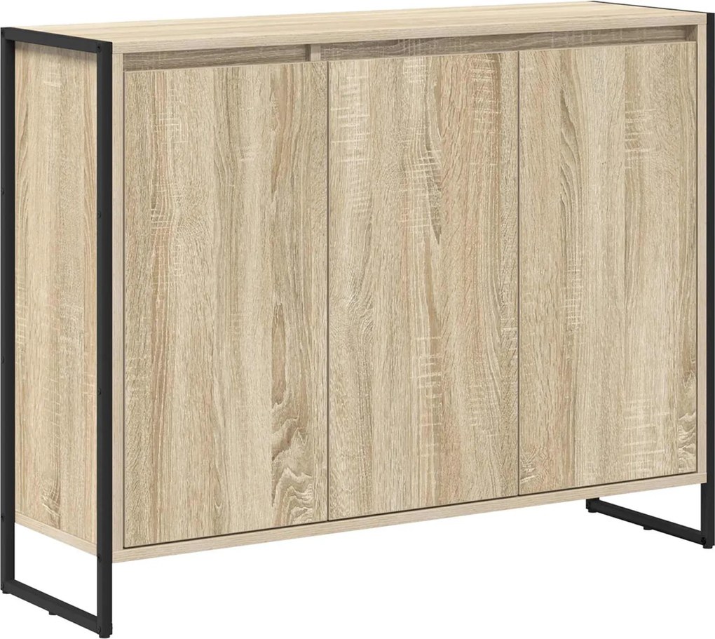 vidaXL Dulap lateral Sonoma 96,5 x 30 x 75 cm Lemn compozit