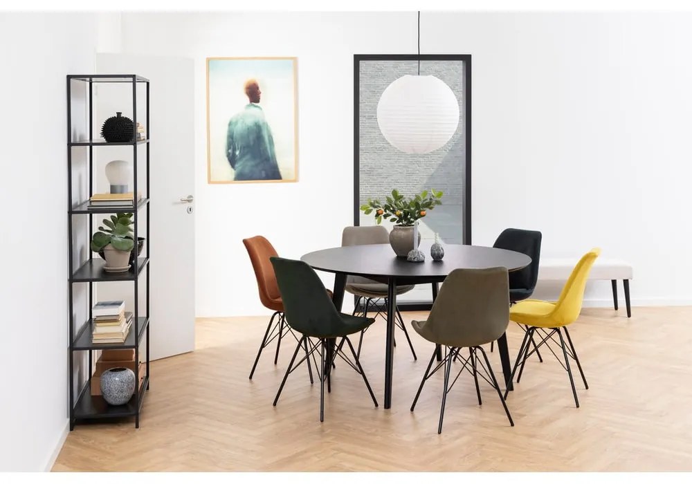 Scaun de sufragerie verde închis Eris - Actona