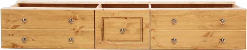 Set sertare natur pat Hugo 199/48/33 cm