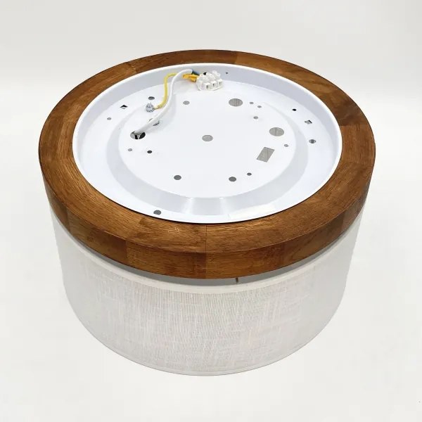 Plafonieră Brilagi BELLADONNA 1xE27/15W/230V d. 30 cm alb/stejar