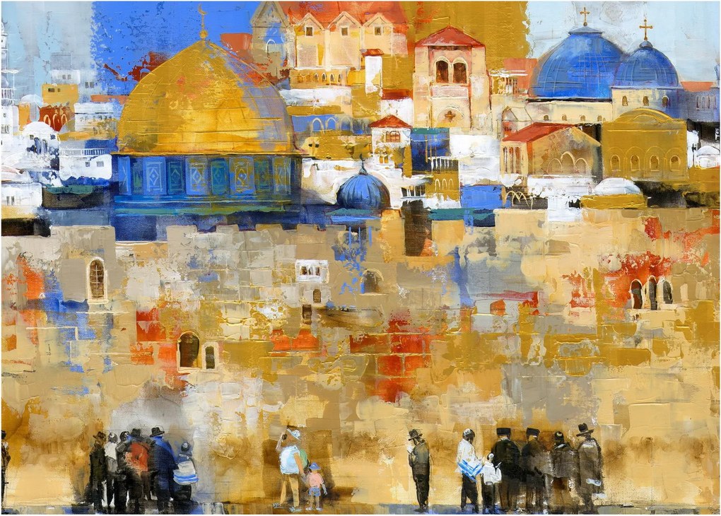 Tablou - Zidul plângerii, Ierusalim, Israel (70x50 cm)