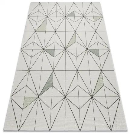 Covor sisal Color 19447/062 Caro Triunghiuri crem 80x150 cm