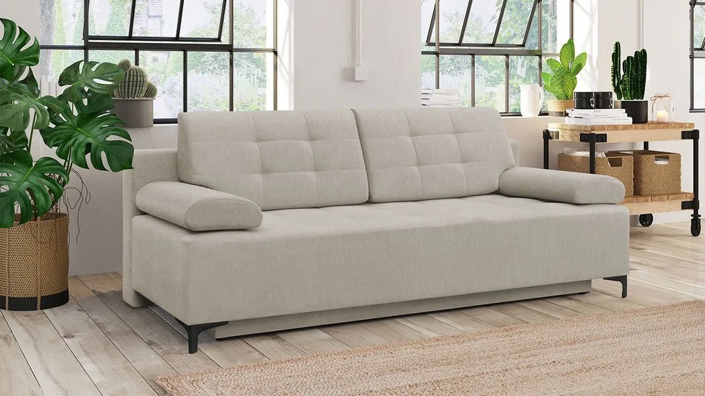 Canapea extensibilă Arkadea (Gri) (cu sp. depozitare). Promo -17%. 1105421