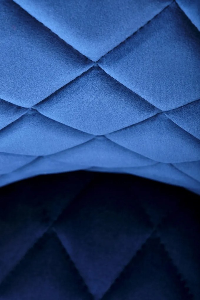 Scaun K450 velvet bleumarin