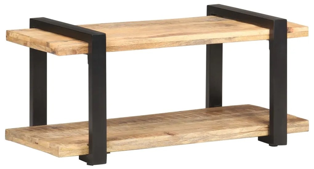 vidaXL Comodă TV, 90 x 40 x 40 cm, lemn de mango nefinisat