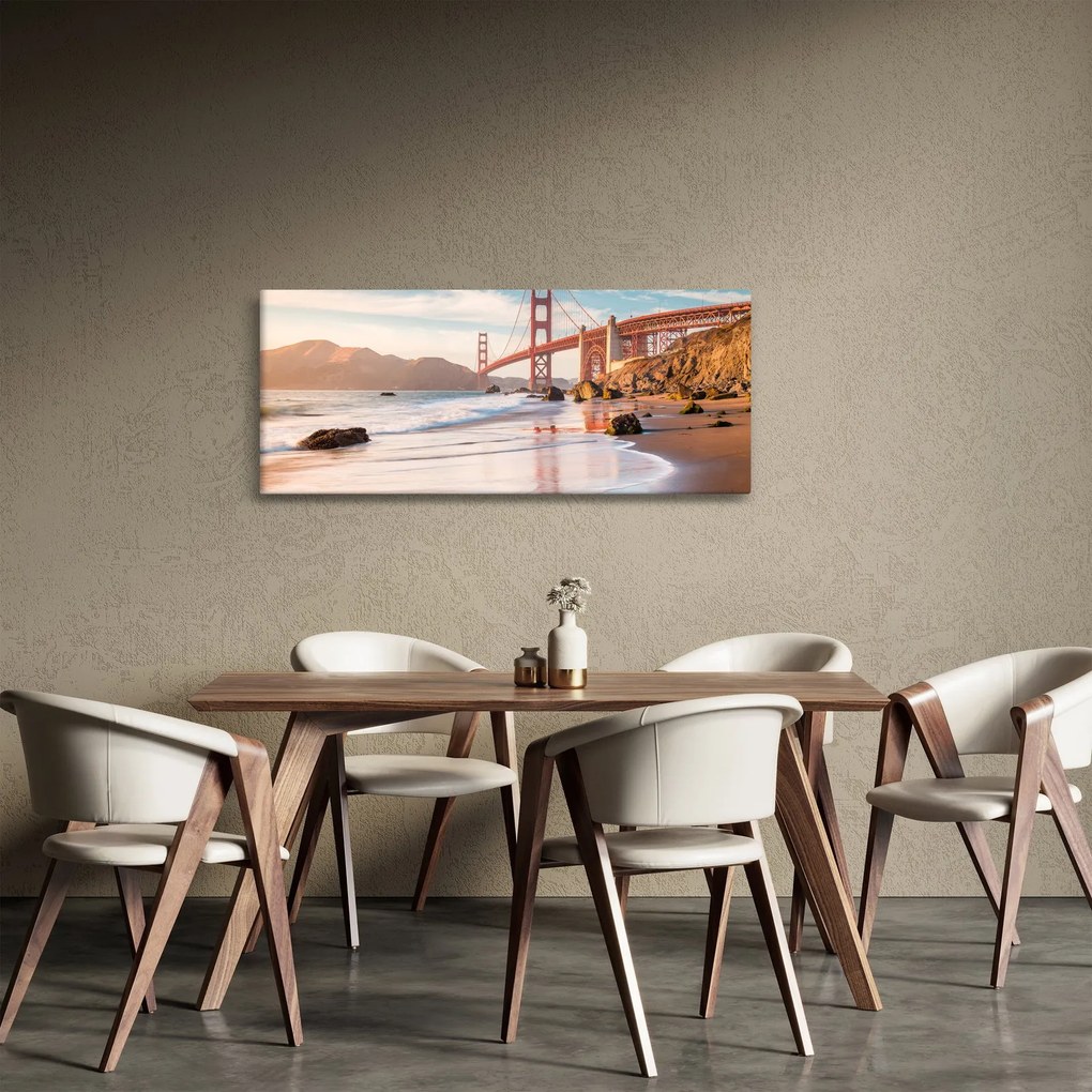 Tablou - Golden Gate Bridge (120x50 cm)