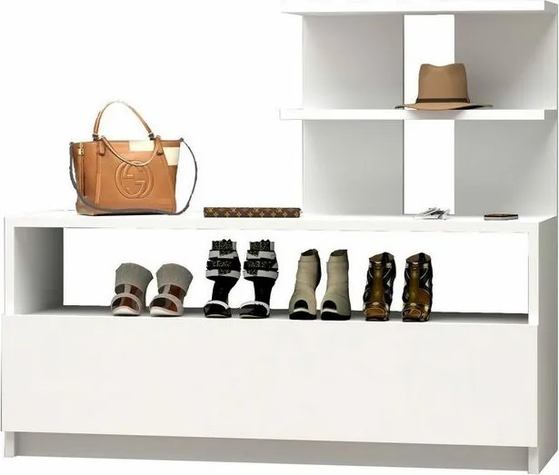 Dulap pentru pantofi Airy White