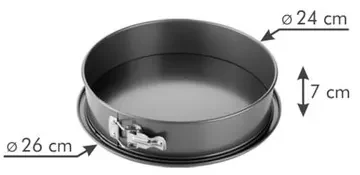 Formă de tort convertibilă Tescoma DELÍCIA, 24 cm, 24 cm