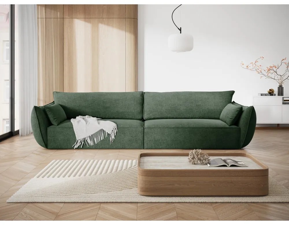 Canapea verde-închis 248 cm Vanda – Mazzini Sofas