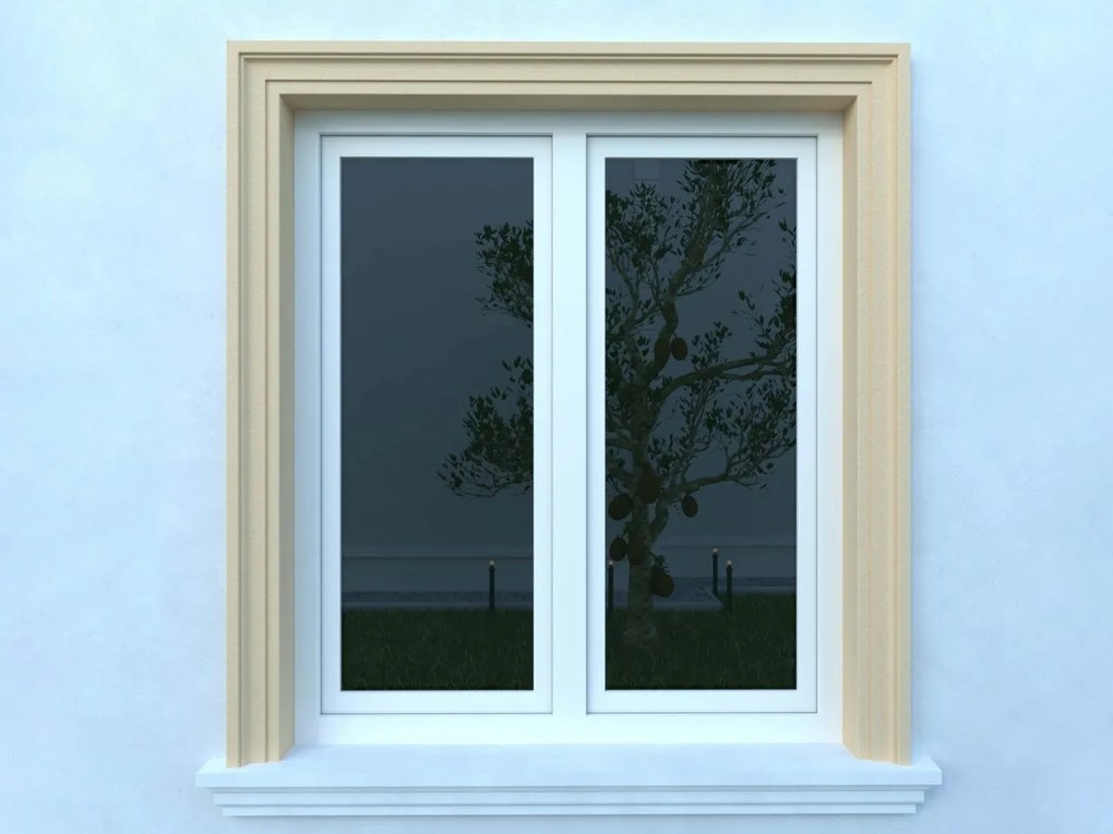 Ancadrament fereastra exterior FP106 dimensiuni 140x62x2000mm