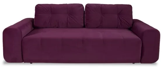 Canapea Extensibila Cu Lada Depozitare Dreamer, Visiniu, 260 x 110 x 100 Cm
