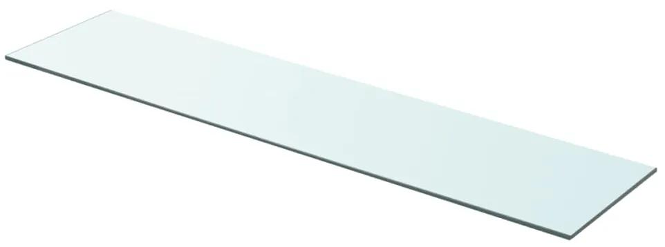 3051579 vidaXL Rafturi, 2 buc., 90 x 20 cm, panouri sticlă transparentă