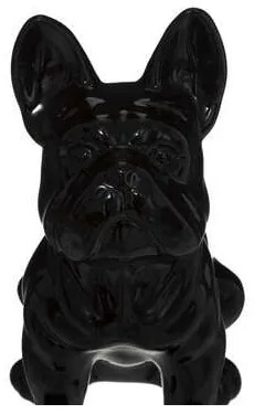 Decoratiune French Bulldog Negru, 22 Cm