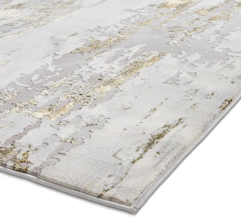 Covor gri deschis/auriu 200x290 cm Apollo – Think Rugs
