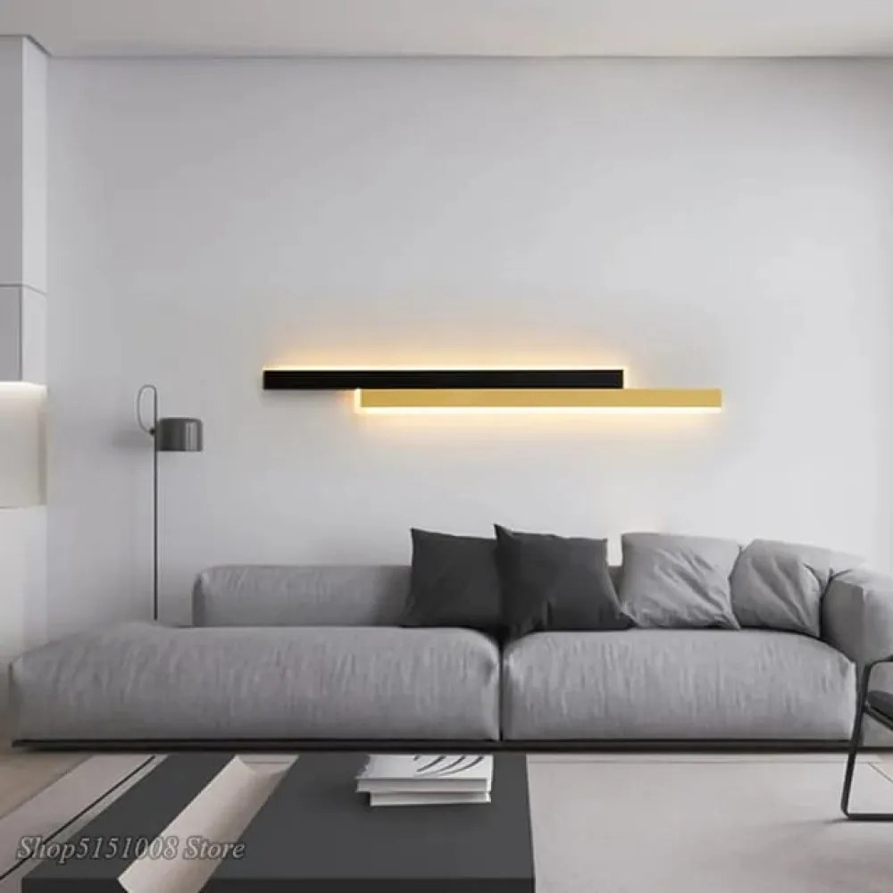 Aplica Led, Elit'S, Negru-Gold, Esn3929 BK+GD, 80CM