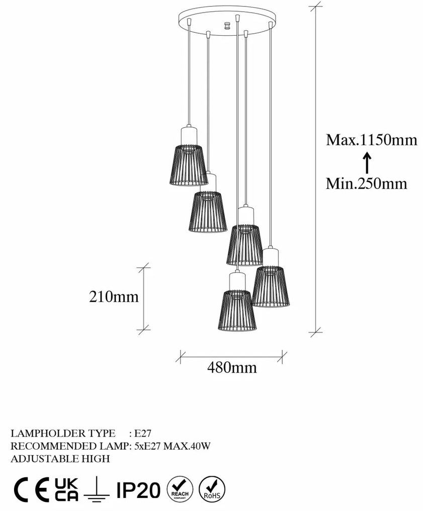 Candelabru KEMTEL-11855