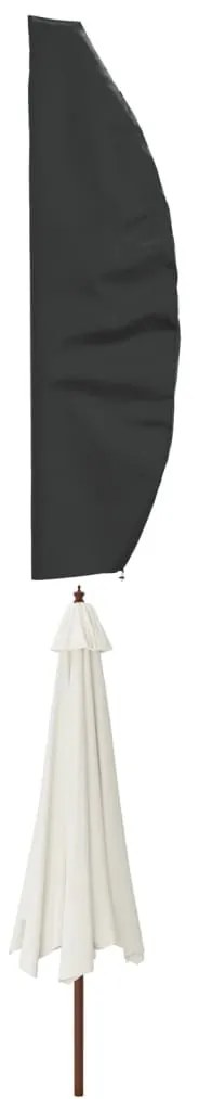 359686 vidaXL Husă umbrelă de grădină, negru, 280x30/81/45 cm, Oxford 420D