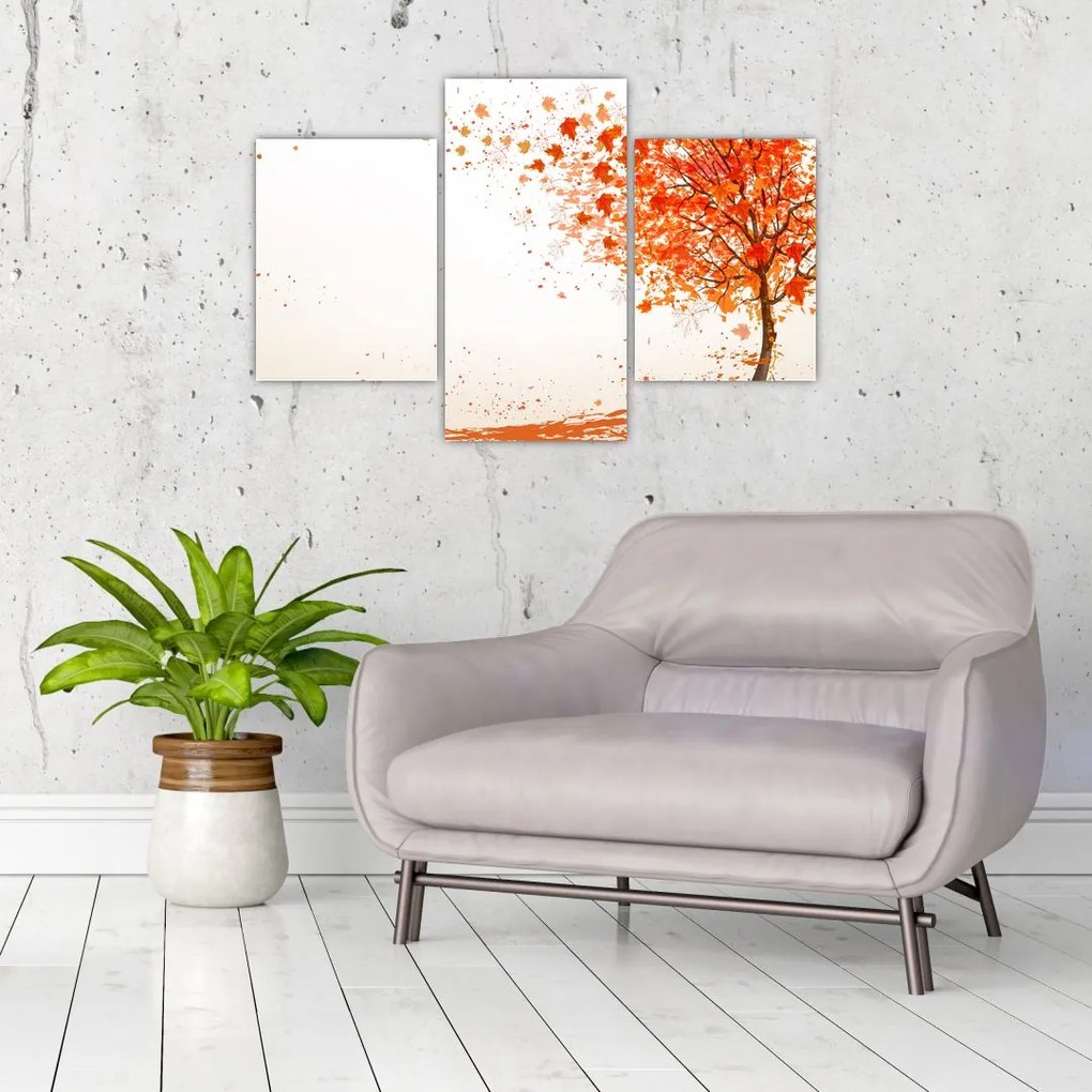 Tablou - Copac în vâmnt (90x60 cm)