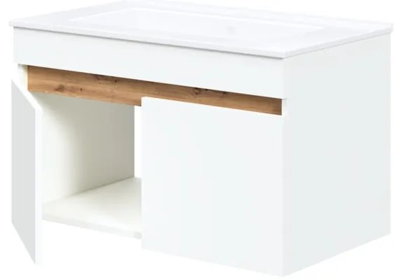 Dulap sub lavoar Puresa 80 cm, alb