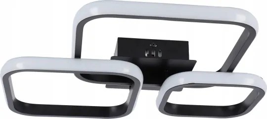 Plafonieră LED/38W/230V neagră