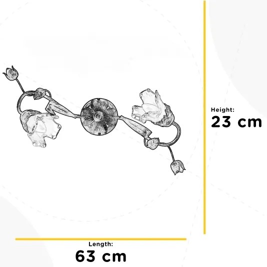 Plafonier ONLI ARIANNA 2xE14/6W/230V