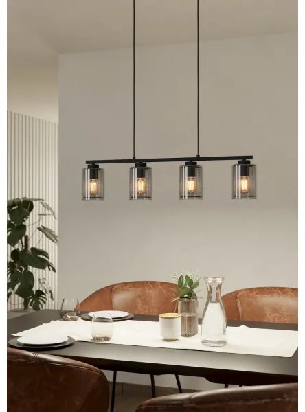 Lustră pe cablu ZOCABON 4xE27/40W/230V Eglo 99707