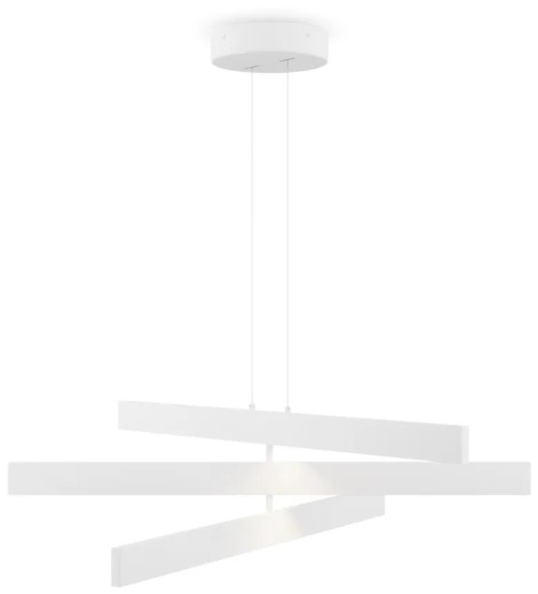 Lustra LED suspendata design modern Origami alb